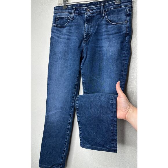 AG Adriano Medium Wash Whiskered Prima Cigarette Leg Jeans 30 - Picture 1 of 14